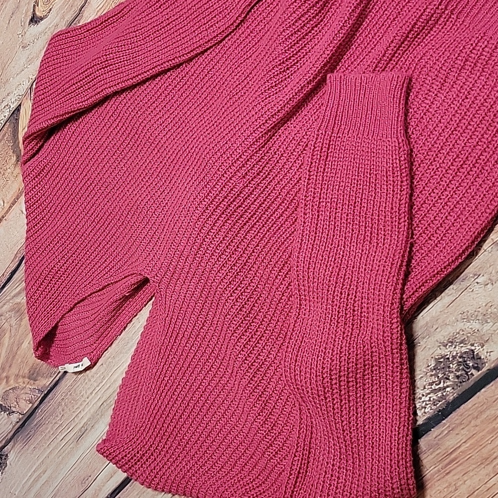 Open back sweater